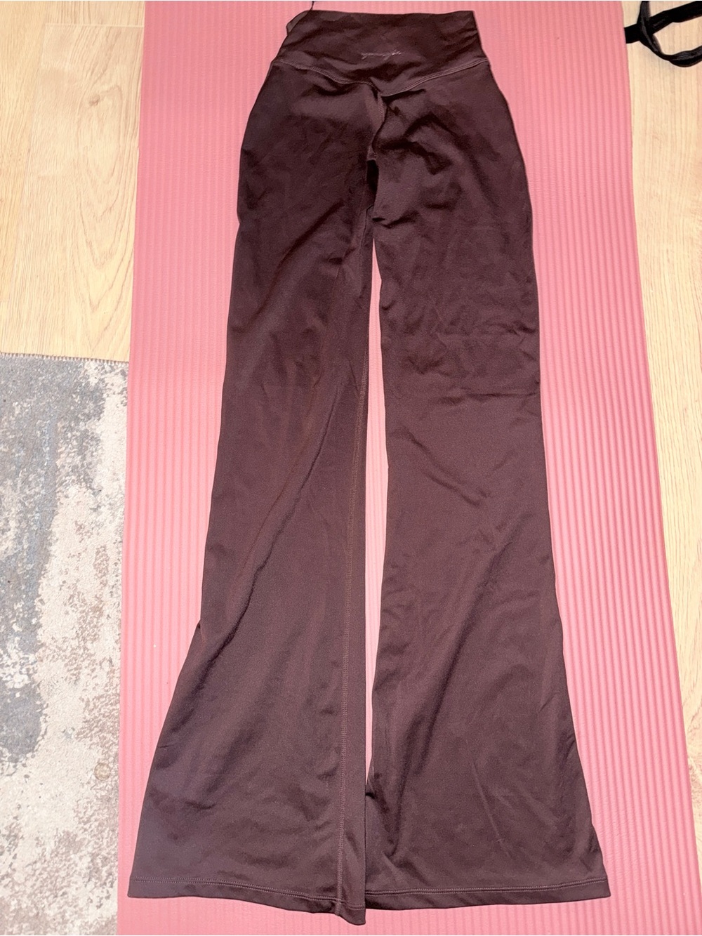 YoungLA Brown W227 - CURVE FLARE LEGGINGS in color “bossy” size large NWT - Picture 8 of 10